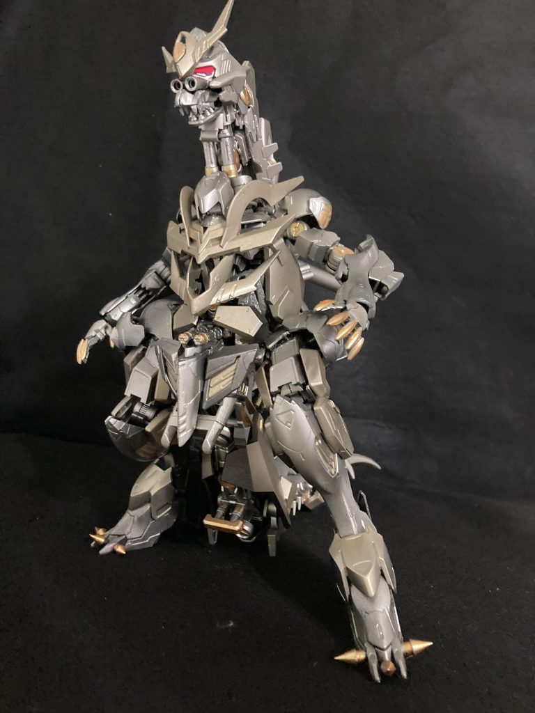以前ガンダムバルバトスを機械的に恐竜型で製作した機体をバージョンアップしてみました！https://gumpla.jp/mg/1025636