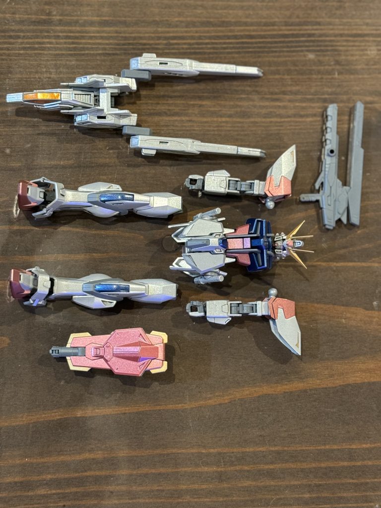 塗装後組み立て直前