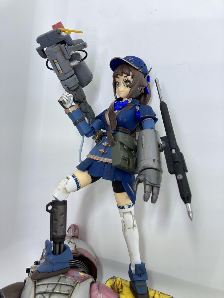 凶暴な熊を討ち取るふみな