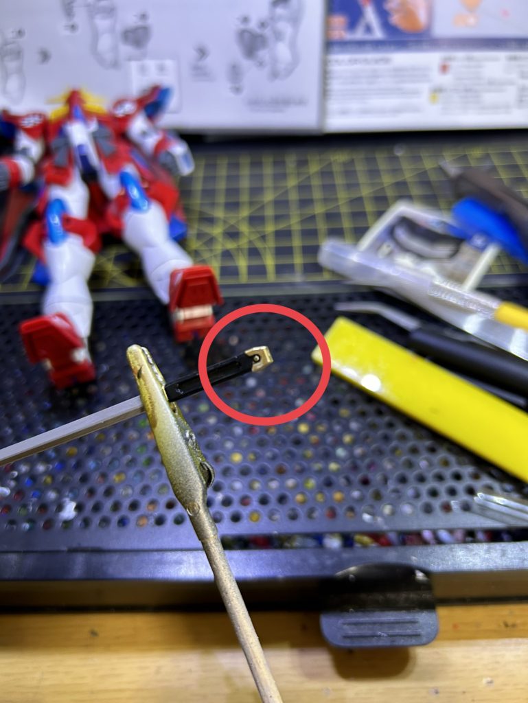 刀⚔️の鞘部分はグレービング塗装をやってみました👍うまくいった感じです😊