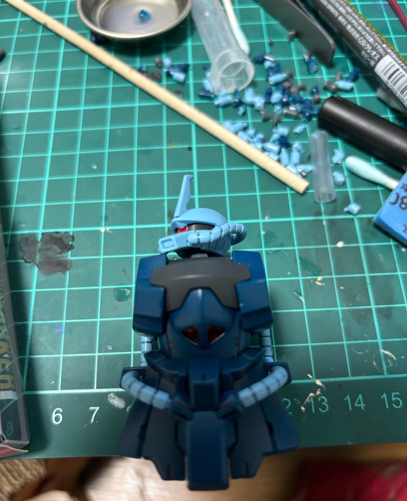 パイプパーツ初めて作ったけど結構楽しかった。新しい機体でも付けて欲しいぜ