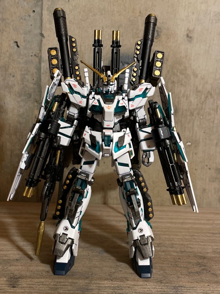 武装装備、汚し前。