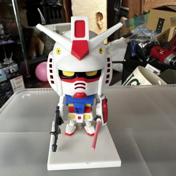 ガンプラくん　筆塗り練習