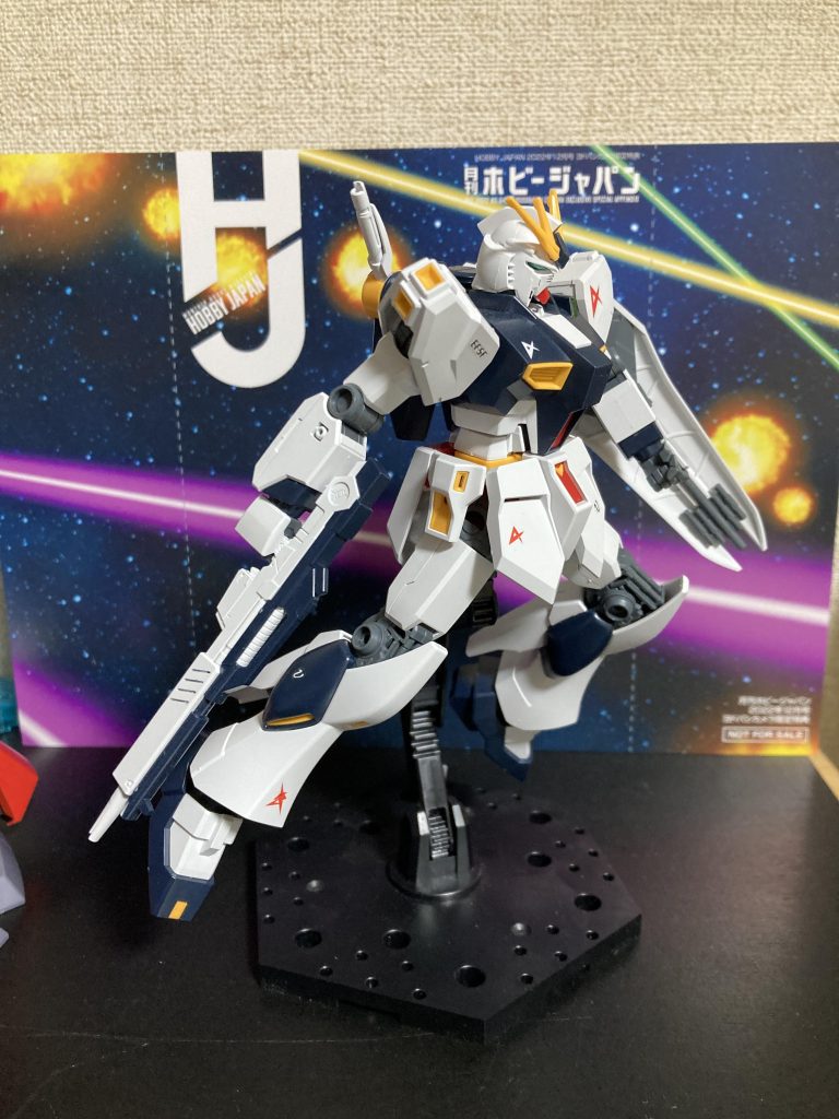 EG νガンダムにガンダムデカールを貼ってみました