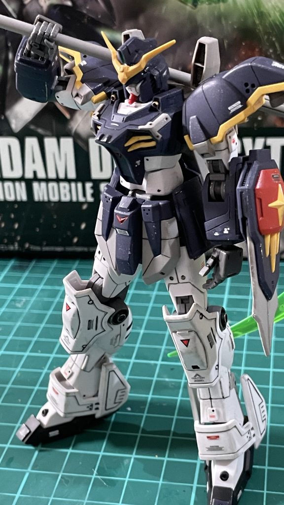 タミヤのウェザリングマスターやドライブラシで汚し、塗装剥がれをいれてます。くどくならないぐらいを意識しましたが、主張が弱過ぎたかもです。