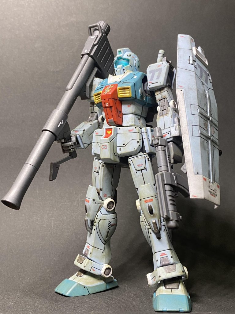 横浜ガンダムのディテールを参考にさせてもらったんですけど、あんな細かいディテールを再現する程の技術力と体力はありませでした......