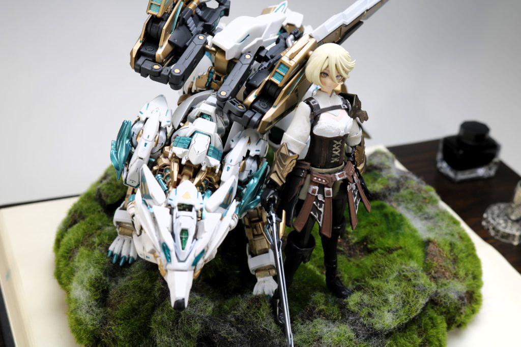 結果は1次通過もしなかったのでちょっと残念でしたが、自分の作りたいものをガンプラで再現できました。全然ガンダムしてないので、展示会にもっていってもこれ?ゾイドですか? と言われて いいえガンダムです。 と返すたびにヨシヨシとよろこんでました。また来年もGBWCには参加すると思いますので、なんか変なのでてきたらごめんなさい。