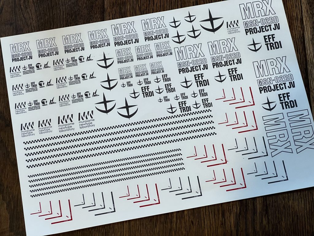 インクジェットでプリントしてデカールに