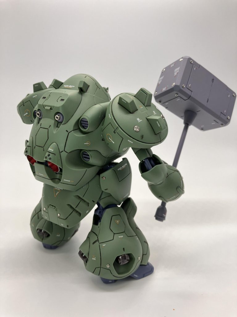 アクセントカラーも込めて最近はこのオレンジ&ホワイトのデカールを重宝してます🤨武装のデカールはレッド&ホワイトで。
