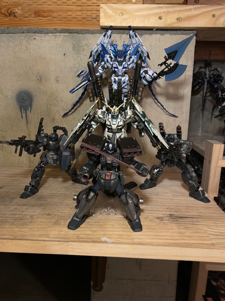 護衛機みんなと記念撮影。