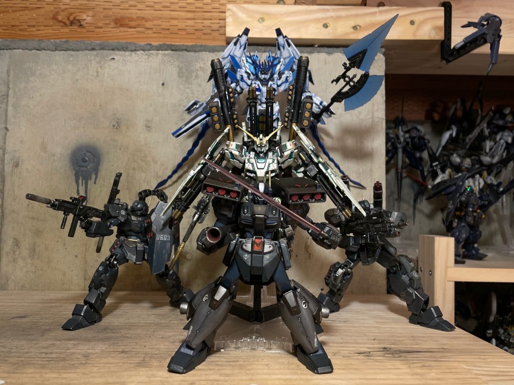 護衛機みんなと記念撮影。