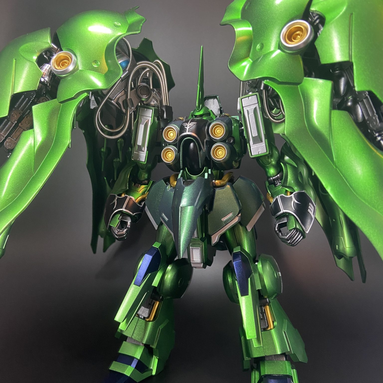 HG 1/144 クシャトリヤ キャンディ塗装｜デモゴルさんのガンプラ作品