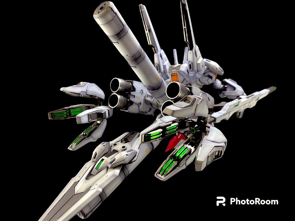 30mmオプションパーツのプロペラントタンクとブースターを使用