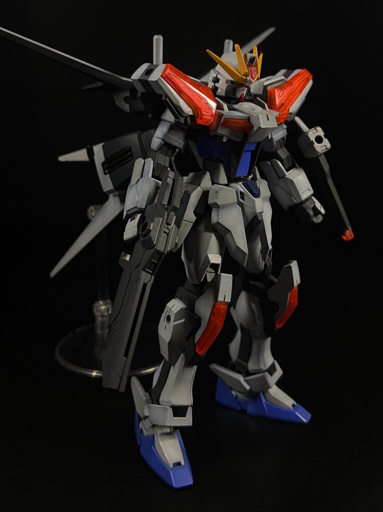 本当はギャラクシーブースターをつけて制作したかったのですが、手に入らず苦肉の策で。想像とは少し違いましたが、見慣れてきたらこれはこれでまぁまぁかなーと。