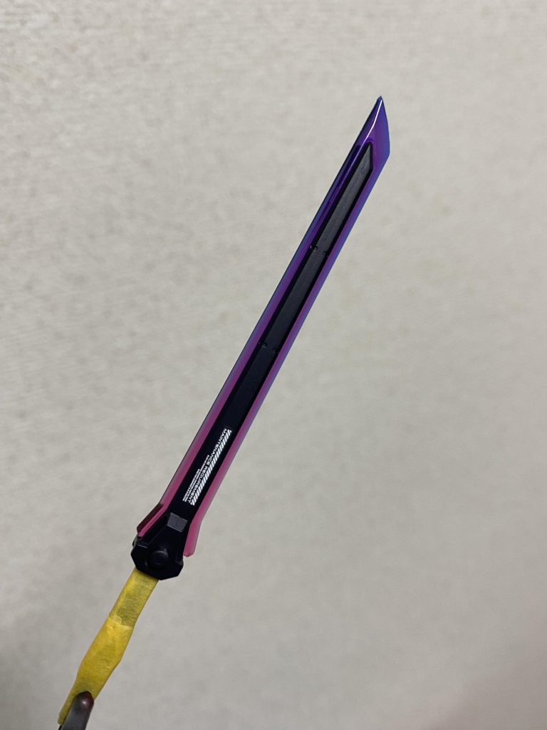 ビームのグラデーション。ホントは青色にするつもりだった物。副産物です笑