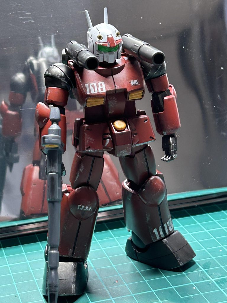 ずっしり感を出したかったので、塗装は少し落ち着いた色にしました☺️