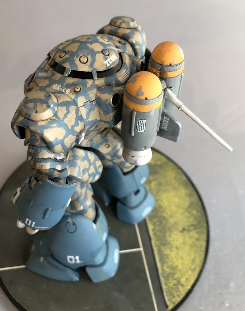 結構各部にマーキングを入れているんですが迷彩のおかげで目立たないw