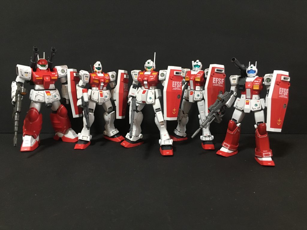 不死身の第4小隊機の5機ショット ジムキャノン アデル機 https://gumpla.jp/hg/1644218ジム モンシア機 https://gumpla.jp/hg/1670121ジムスナイパー2 バニング機 https://gumpla.jp/hg/1633047ジムコマンド ベイト機 https://gumpla.jp/hg/1636451量産型ガンキャノン アデル予備機  https://gumpla.jp/hg/1657212ご覧いただきありがとうございました。気に入っていただけたら いいね!👍をよろしくお願いいたします。