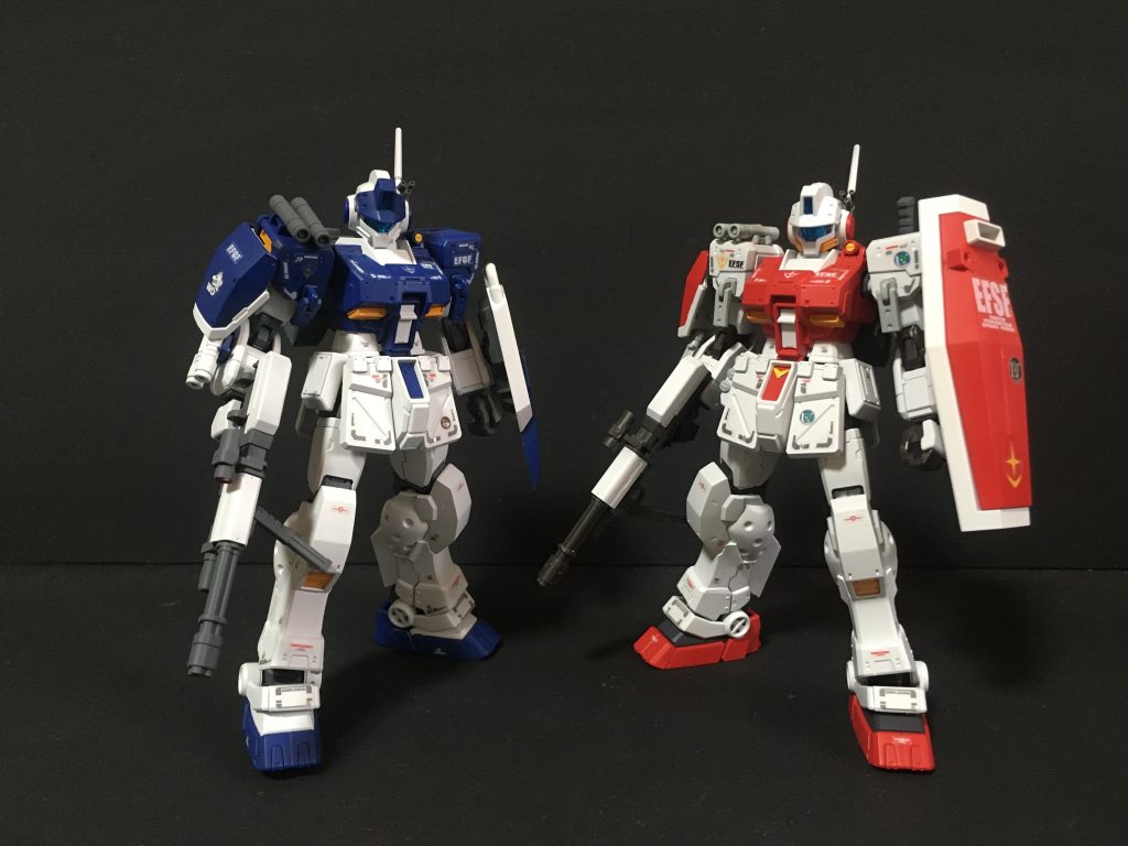 ジムスパルタンの2ショット宇宙戦用 不死身の第4小隊機 https://gumpla.jp/hg/1684835地上専用 ホワイトディンゴ隊機 https://gumpla.jp/hg/1623752