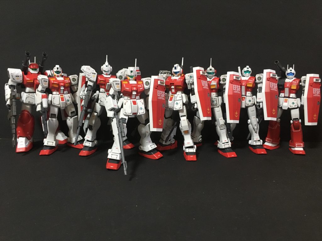 不死身の第4小隊機の7機ショット ジムキャノン アデル機 https://gumpla.jp/hg/1644218ジム モンシア機 https://gumpla.jp/hg/1670121ジムスナイパー バニング予備機 https://gumpla.jp/hg/1670160ジムスパルタン ベイト予備機 https://gumpla.jp/hg/1684835ジムスナイパー2 バニング機 https://gumpla.jp/hg/1633047ペイルライダー モンシア予備機 https://gumpla.jp/hg/1677344ジムコマンド ベイト機 https://gumpla.jp/hg/1636451量産型ガンキャノン アデル予備機  https://gumpla.jp/hg/1657212ご覧いただきありがとうございました。気に入っていただけたら いいね!👍をよろしくお願いいたします。