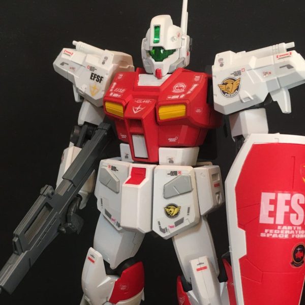 HGジム改ワグテイル　連邦カラー