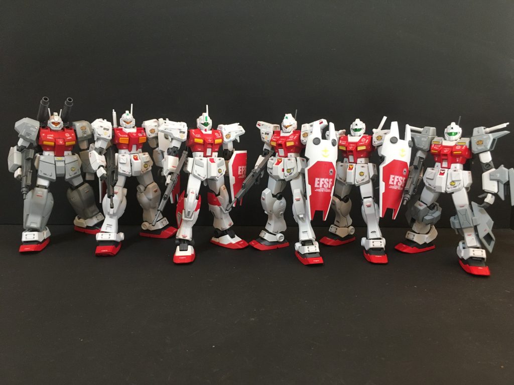 アルビオン搭載機シリーズ6体の集合ショット。パワードジム https://gumpla.jp/hg/1075905ジム改 https://gumpla.jp/hg/1075900ジムカスタム https://gumpla.jp/hg/1075894ジム改ワグテイル https://gumpla.jp/hg/1687282ジムクウェル https://gumpla.jp/hg/1075910ジムキャノン2 https://gumpla.jp/hg/1075917ご覧いただきありがとうございました。気に入っていただけたら いいね!をよろしくお願いいたします。