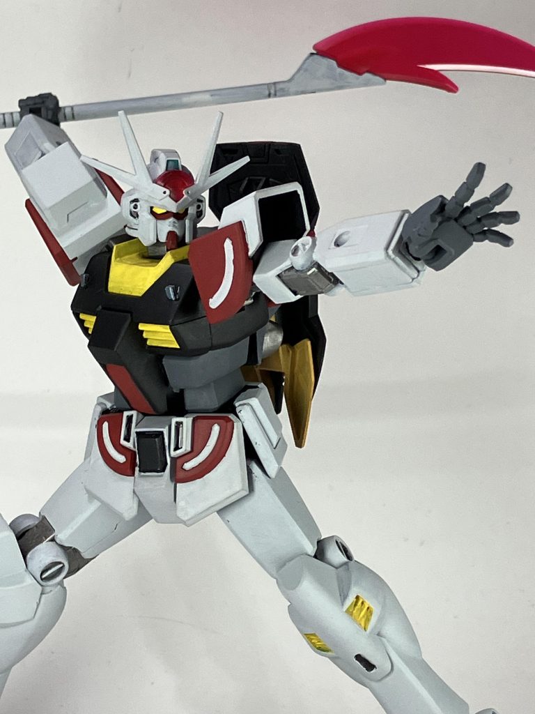 塗装は形状変更もしていたので黒サフを行い、その上からシタデル筆塗りで行っています。