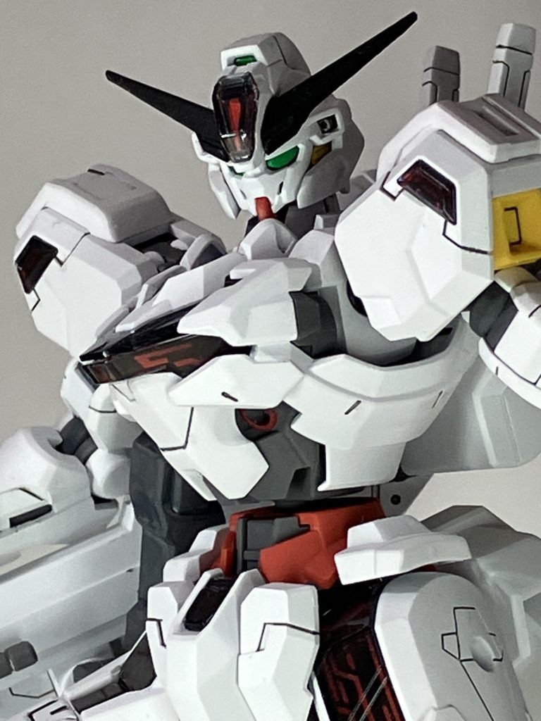 アニメでの活躍が印象に残ってたので特にミキシングとかは無しで作成しました。今後どこかのタイミングで改造機体も作成したいな…