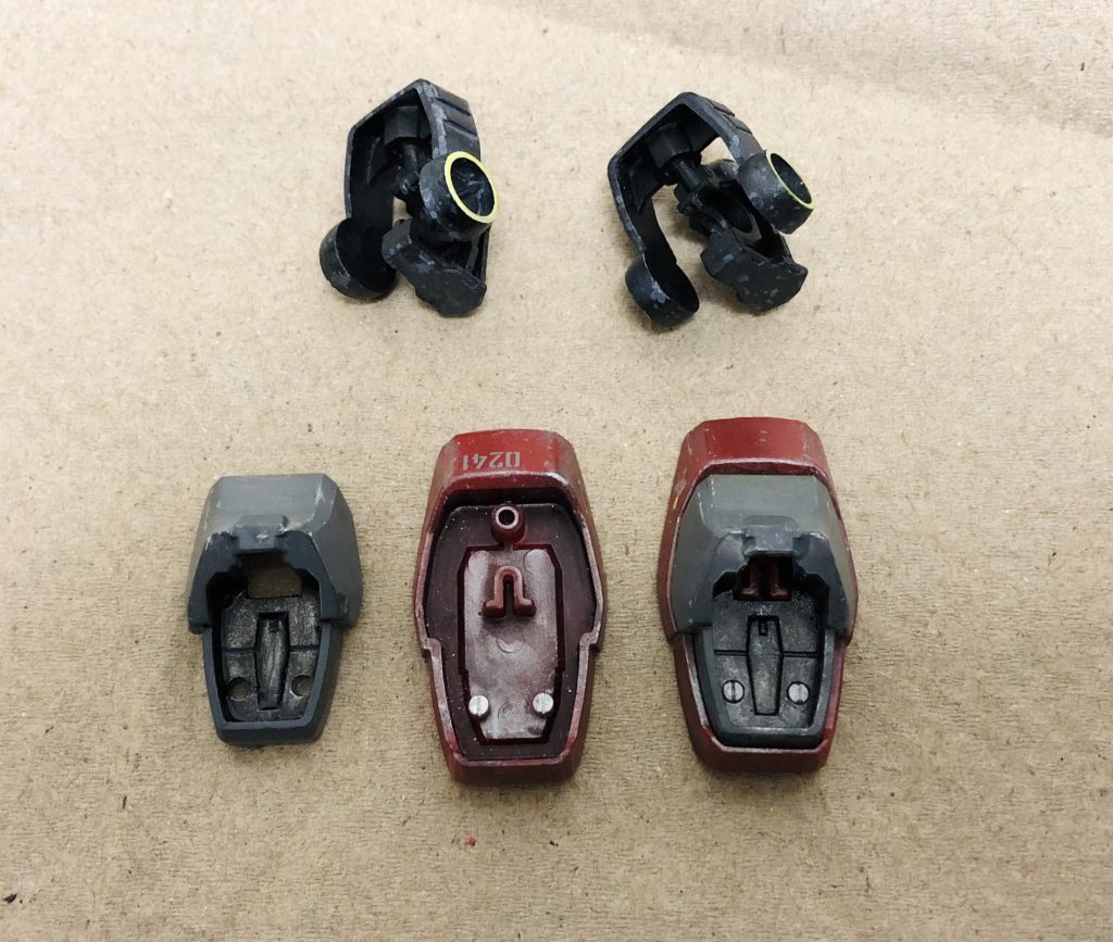 ダボピンがマイナスモールドでしたので塗り分けました🎨バンダイ殿 グッジョブベリーないすょ🪖