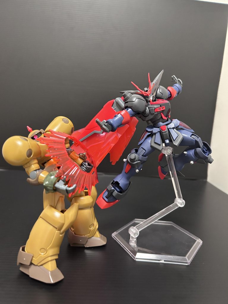 接近してからの掌打撮影協力:デスアーミー君