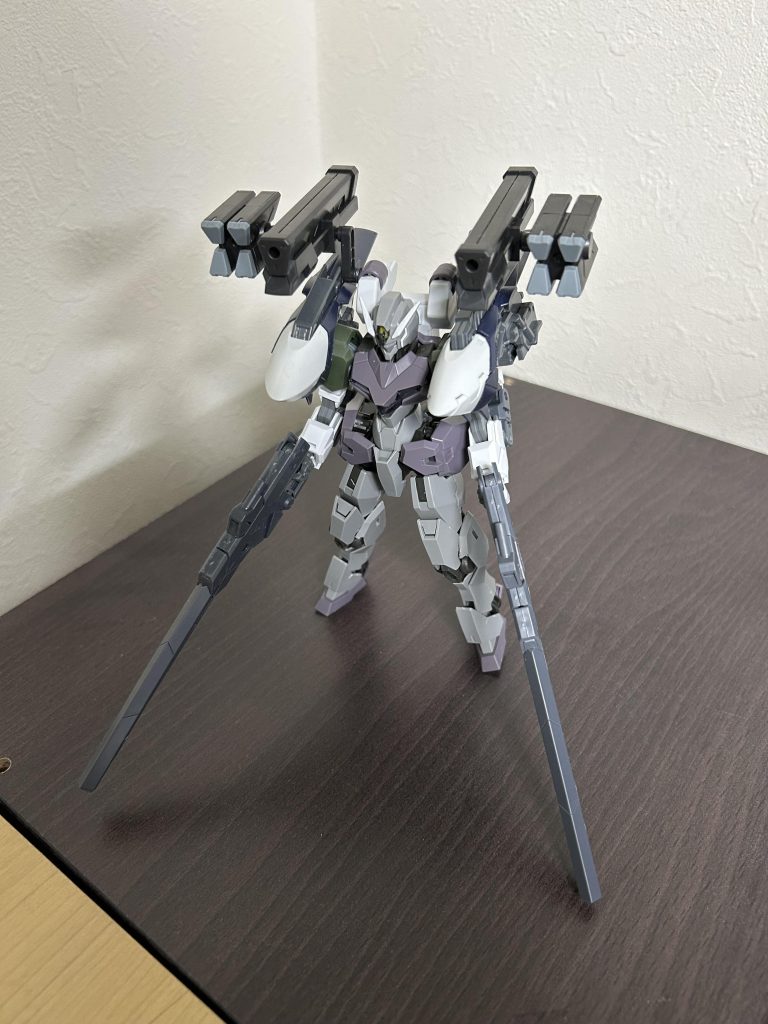 以下ミキシングに使用したキットガンヴォルヴァ、ザウォートヘヴィ、ガンダムシュヴァルゼッテ、ギャプランフライルー、Sガンダム、コトブキヤのレールガン 