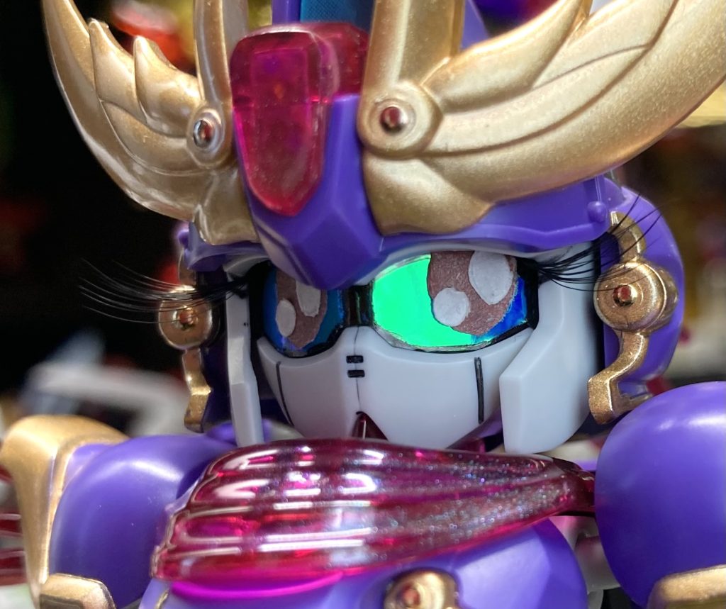 自作瞳にツケマまつ毛やで〜