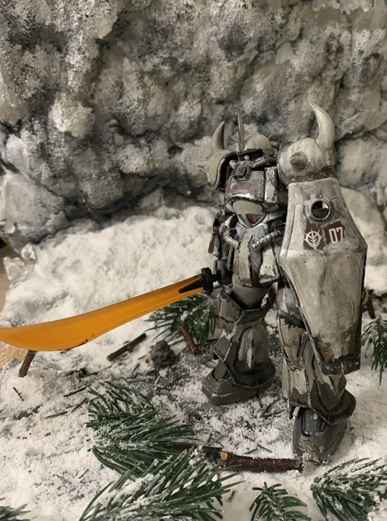 行きつけの模型屋の店長さんに絵画的で背景と親和性も高く、写真で見ればより映える塗装だと言ってもらえました