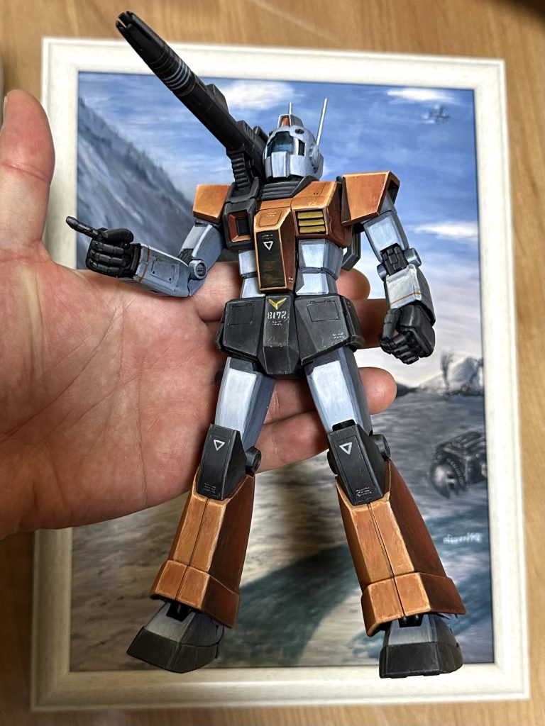 手持ちショットで。