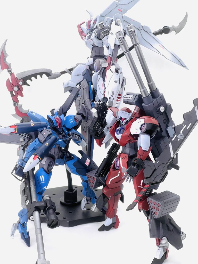 オリジナル設定3機で記念撮影！ここまでご覧頂きありがとうございました！