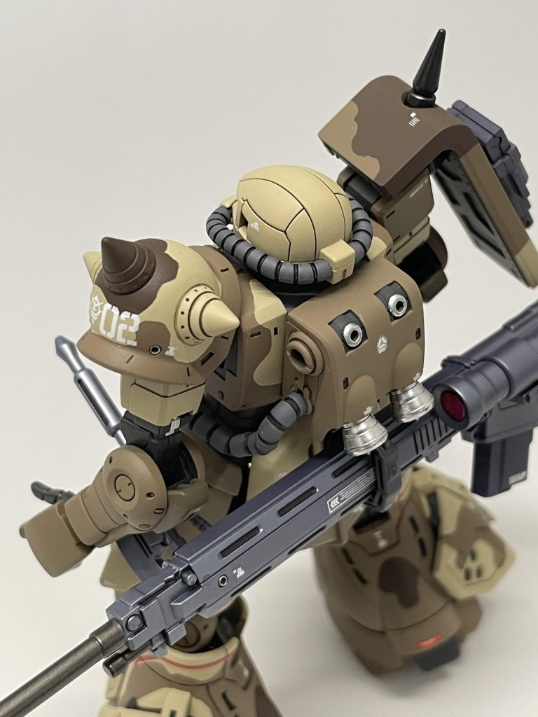 HG MS-06GD 高機動型ザク地上用#2(ウォルド機)–5枚目/制作者:ステテコ