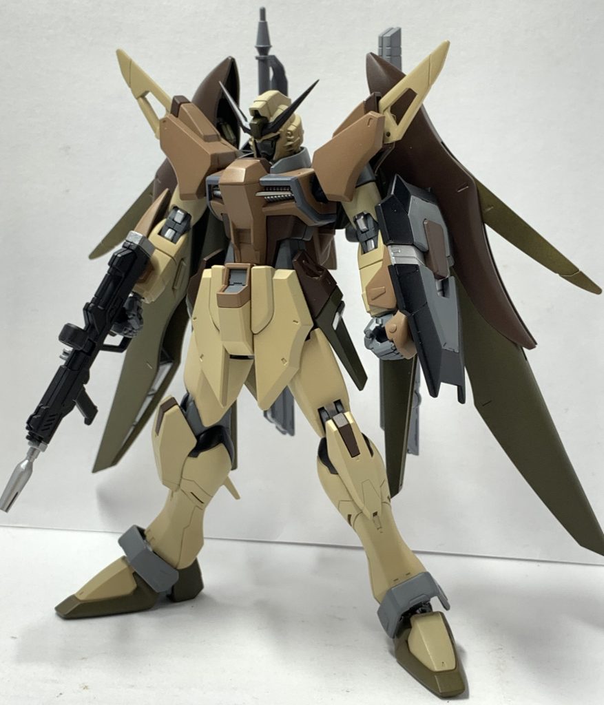 おおよその基本塗装が終了した状態、この状態でも良かったのですがカラーリングの合わせがちょっと暗かったので