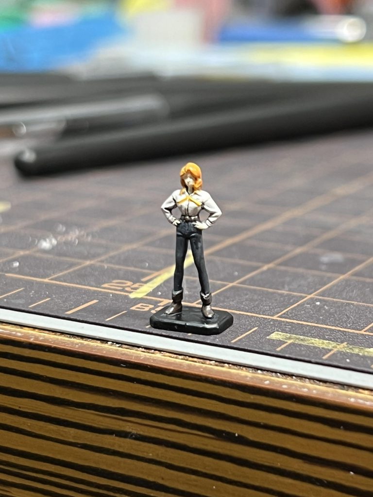 セシリーもしっかり塗装。もしかしたら1番頑張ったかもしれません。小さい！