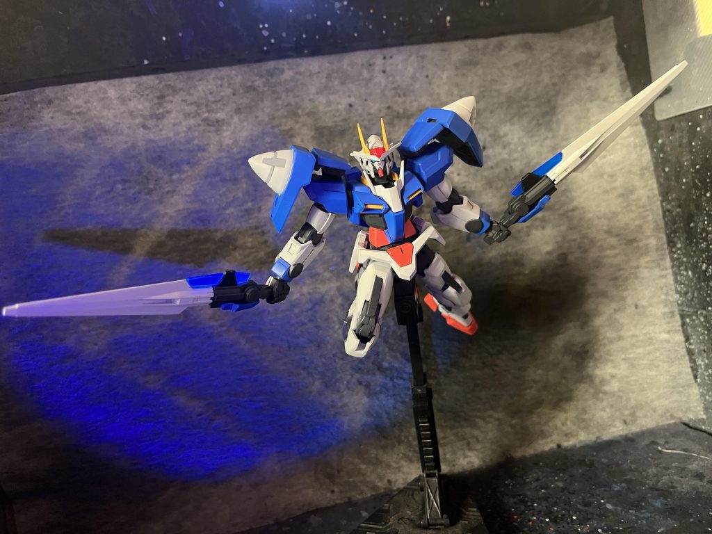 劇中シーンのポージングで