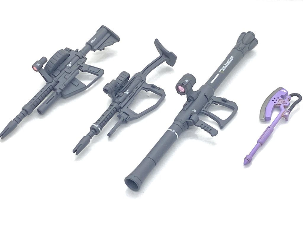 武器はきちんと作り、時間無いにもかかわらずMMP-78マシンガンまで作ってしまいました(笑)。