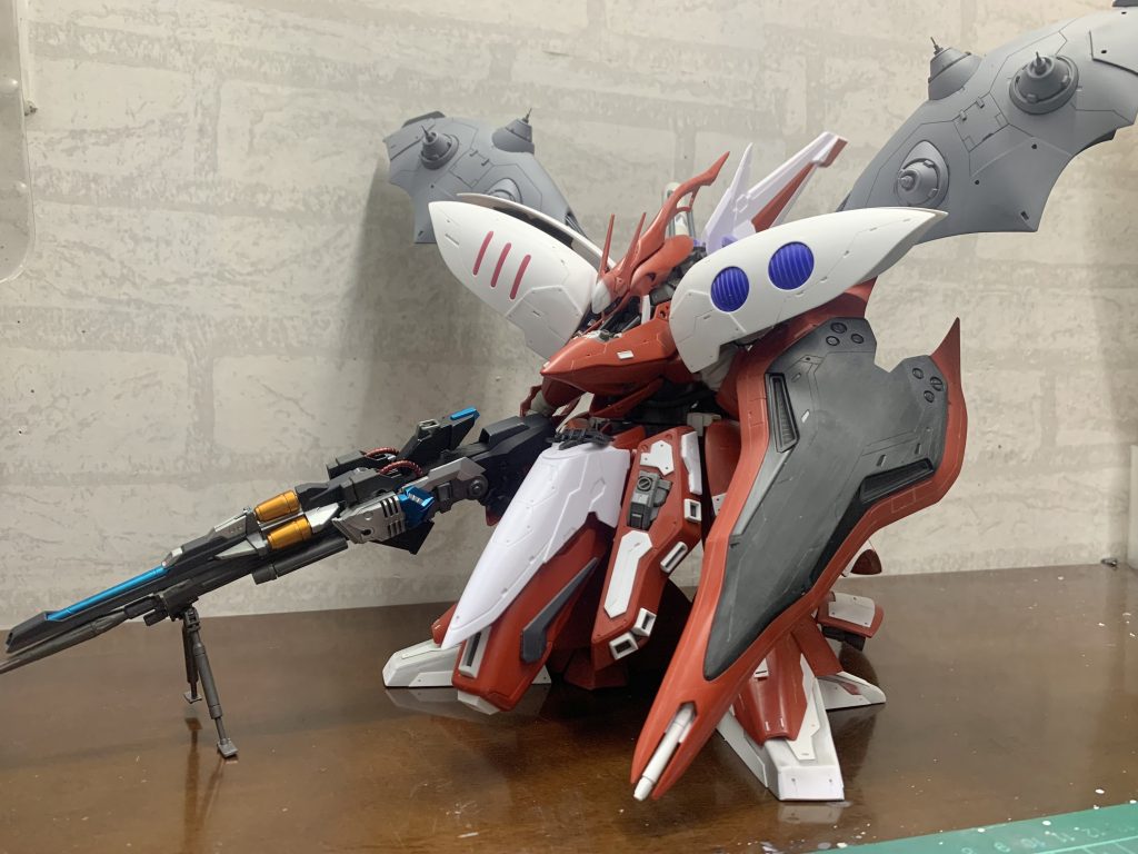 ライフルはナイチンゲールのライフルにジャンクパーツを色々取り付け大型化しました。最後までご覧いただきありがとうございました。