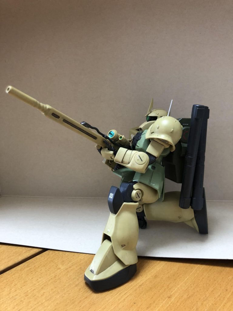 ザクⅠスナイパー–4枚目/制作者：しかしか