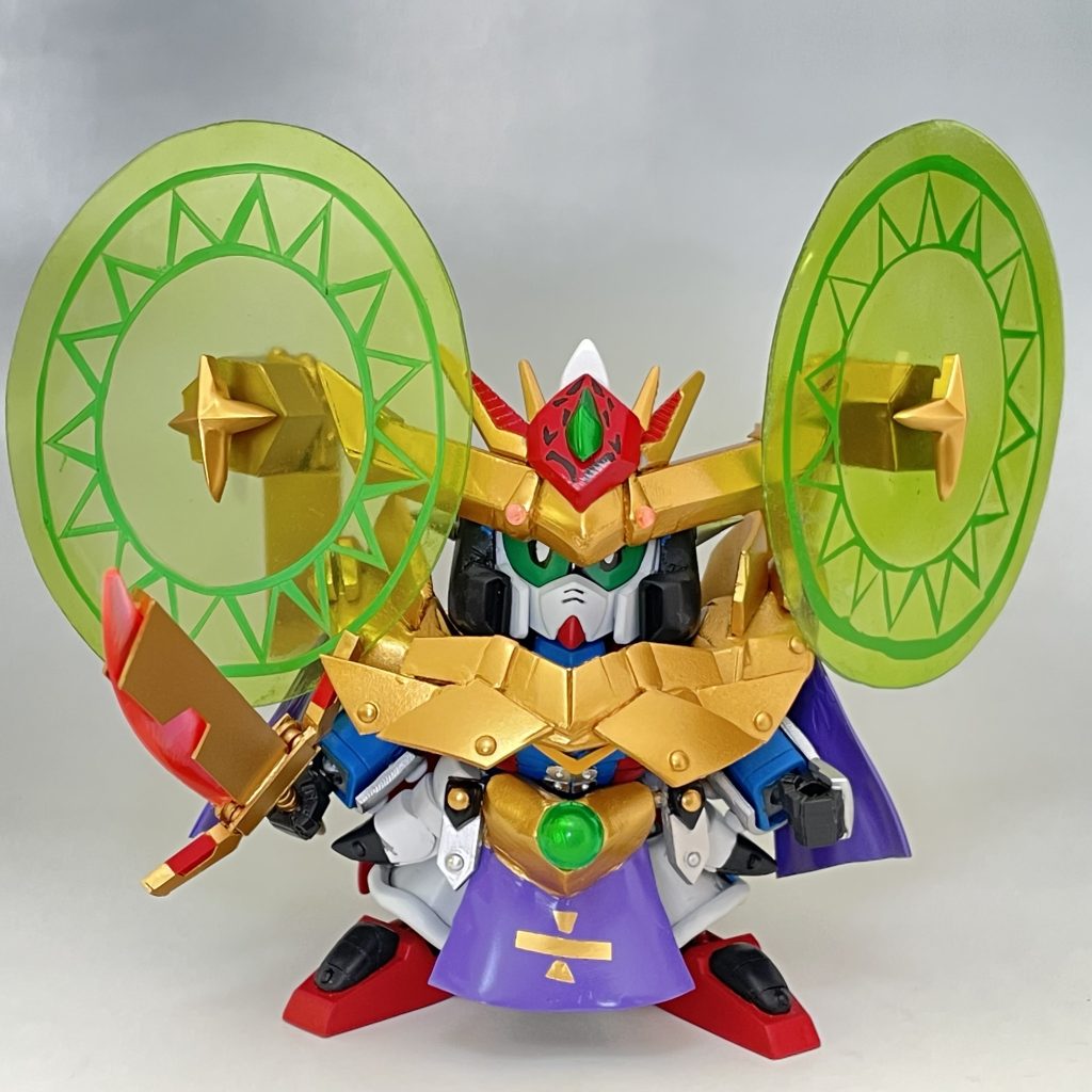 魔法陣展開ギミック。透明プラ板で再現しました。