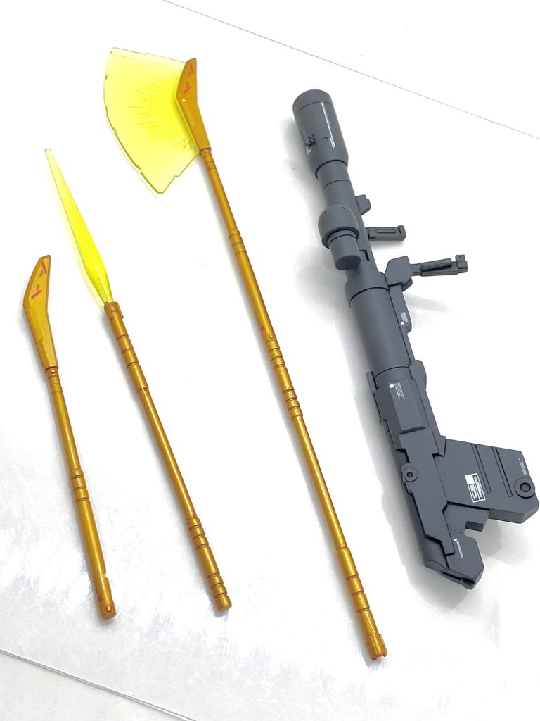 武器はビーム・トマホーク以外はビーム・ランサーとジャイアント・バズを作りました。