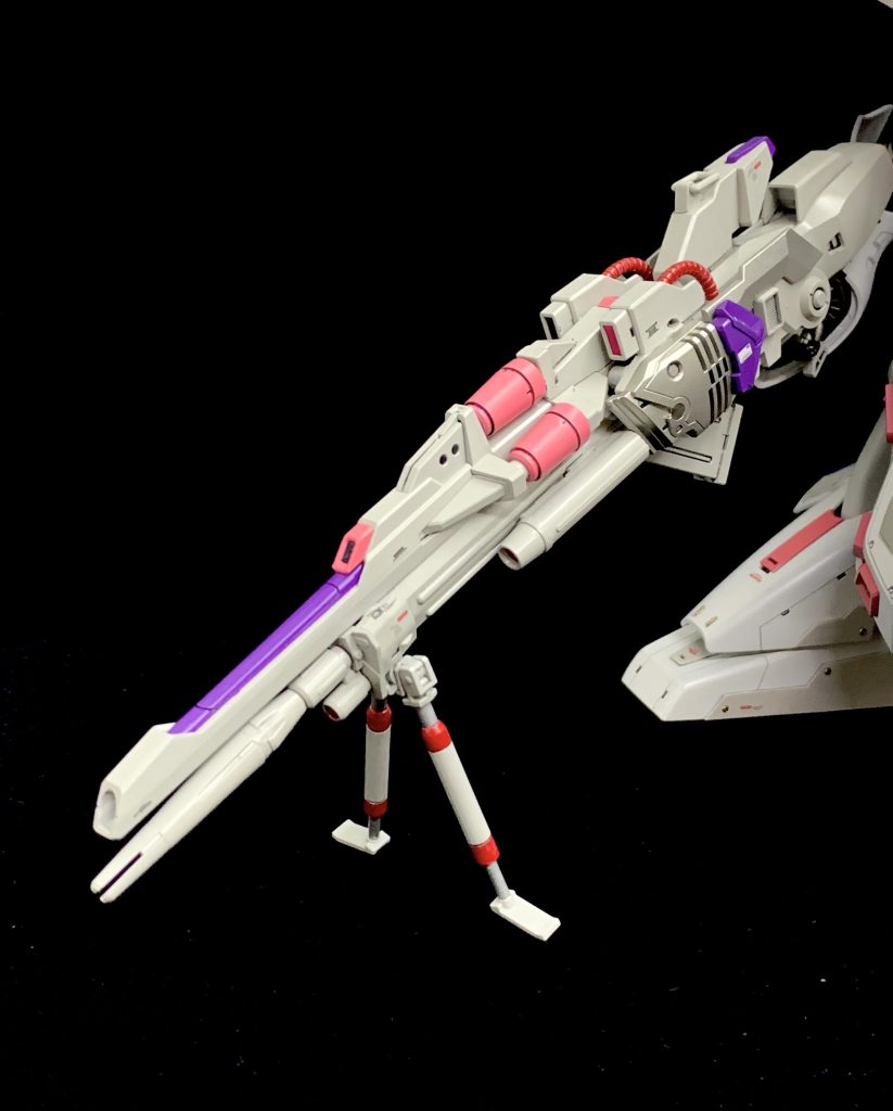 ライフルもキュベレイに合わせたカラーリングにしました。