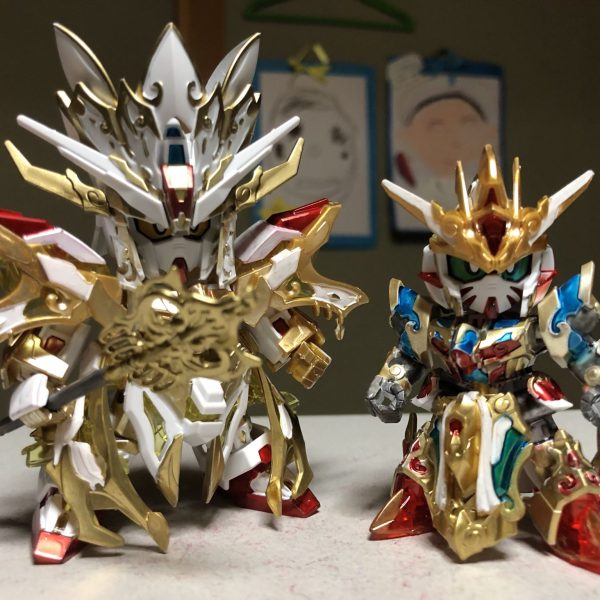 悟空インパルスガンダム&三蔵ストライクフリーダムガンダム