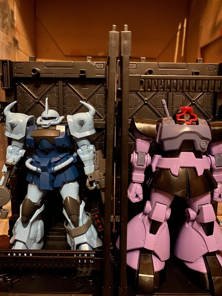 11月のオデッサ防衛戦に向け、10月はジオン陸戦モビルスーツをじっくりと制作していました。