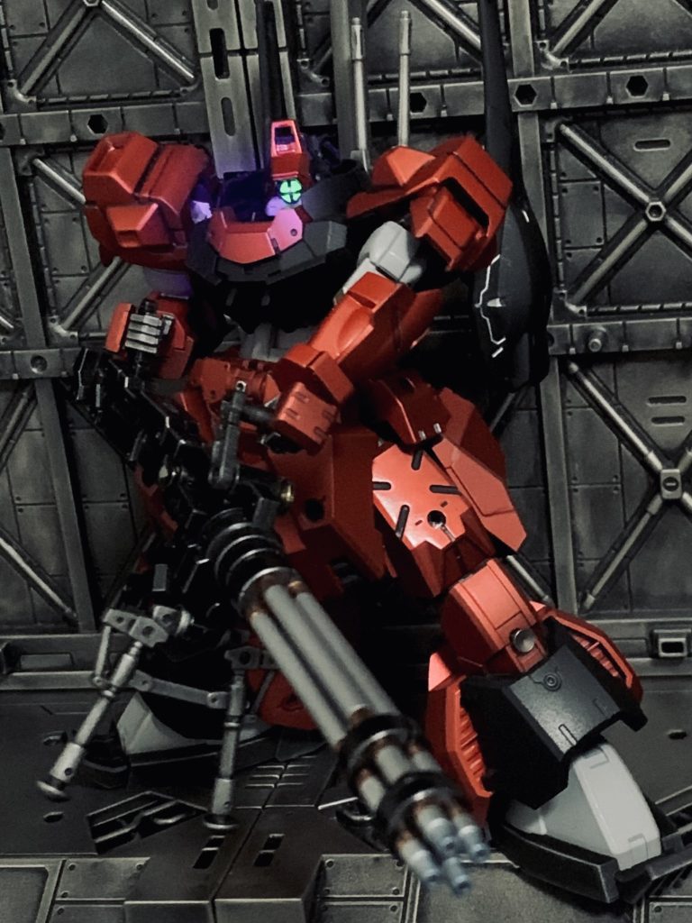 サムネのショットです。重装+ガトリングは浪漫です。リックディアスにガトリング・・・ガンプラは自由だ!(ガンプラじゃないけど)