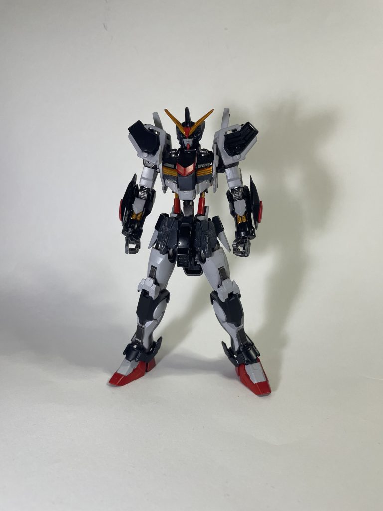 ガンダムバルバトスをベースにミキシングして制作しました。動力源はエイハブリアクターとGNドライヴです。