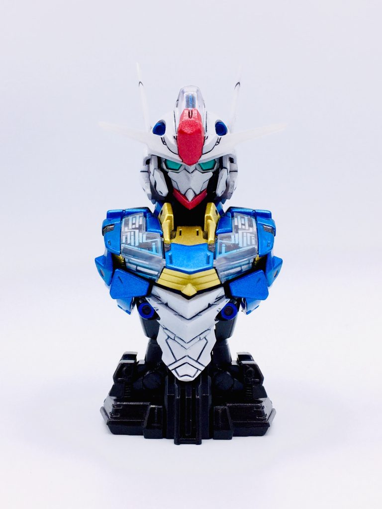 ガシャポン MSメカニカルバスト03 ガンダムエアリアル パーメットスコア シックス 6 メタルカラー 塗装済み 完成–2枚目/制作者:kan-o-gunplablog